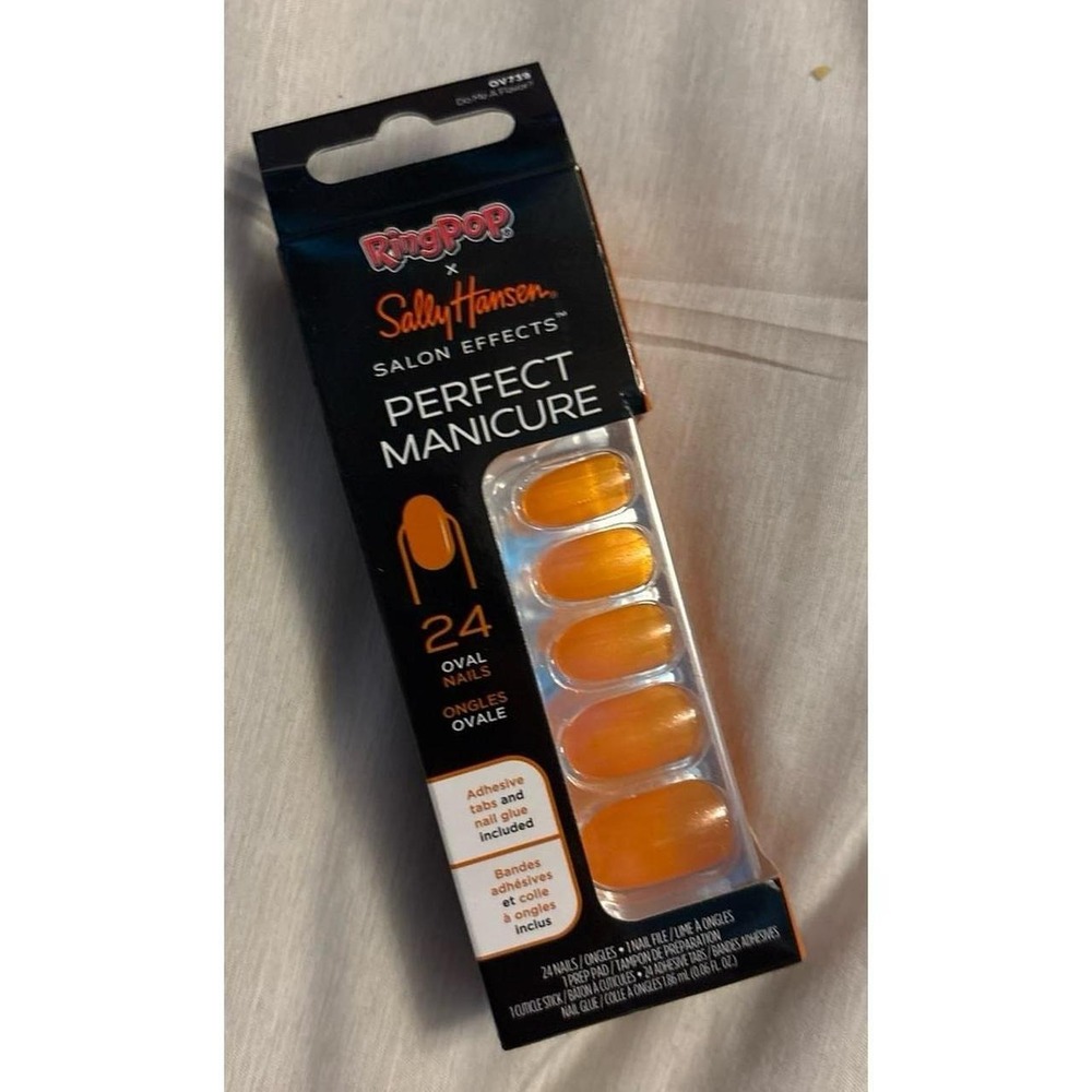 NEW Ring Pop x Sally Hansen Salon Perfect Perfect Manicure Press on Nails, OV739